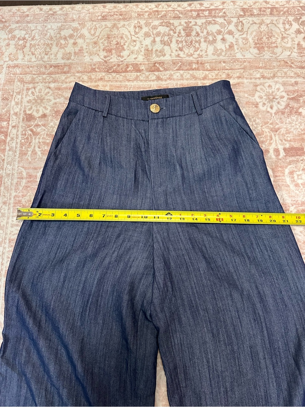 NWOT 🦋 Commense High Waisted Denim Pants - Picture 9 of 12